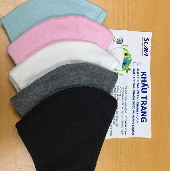 Scavi Accessories - Set of 5 - High Quality Cotton Masks